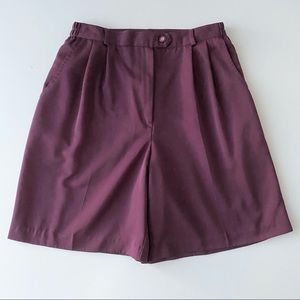 Coral Bay granny core golf shorts, size 8